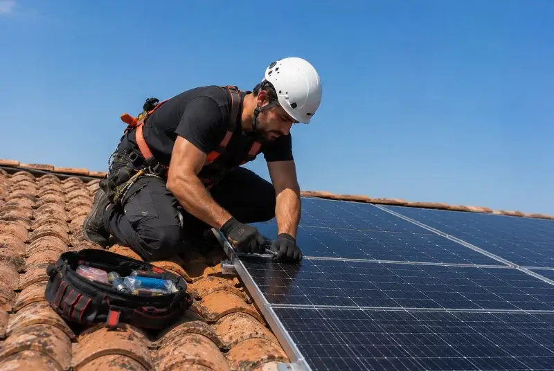 Maintenance et monitoring de panneaux solaires à Sauto