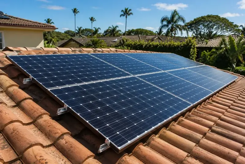 Installation de panneaux solaires à Sauto